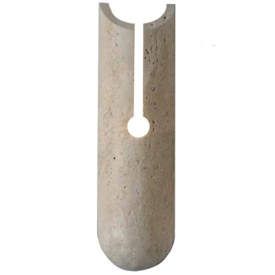 Απλίκα Τοίχου Έμμεσου Φωτισμού με 1 ντουί G9 από Μάρμαρο Τραβερτίνη 43066